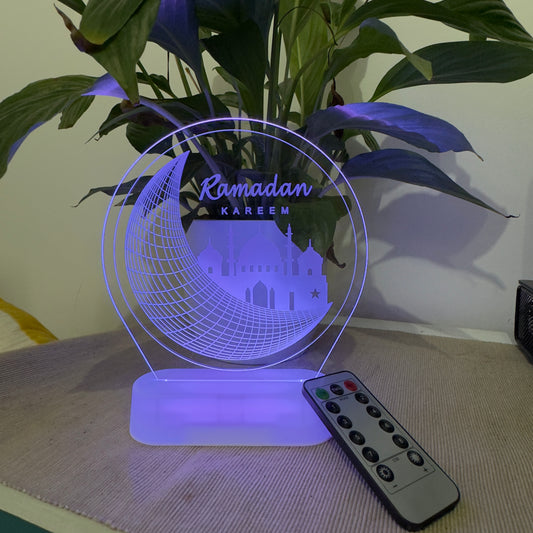 Ramadan Kareem 3D LED Lamp