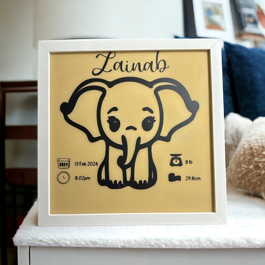 Personalised Baby Frame