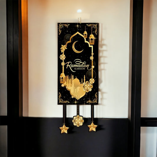 Ramadan Kareem Banner - Black and Gold