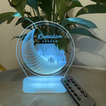 Ramadan Kareem 3D LED Lamp